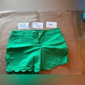 Crown & Ivy Vibrant Green High Waist Shorts